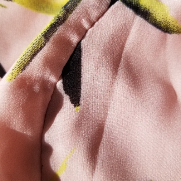 JAY GODFAREY Floral Print Sleeveless V-Neck Tiered Ruffle Trim Gown - Picture 13 of 14